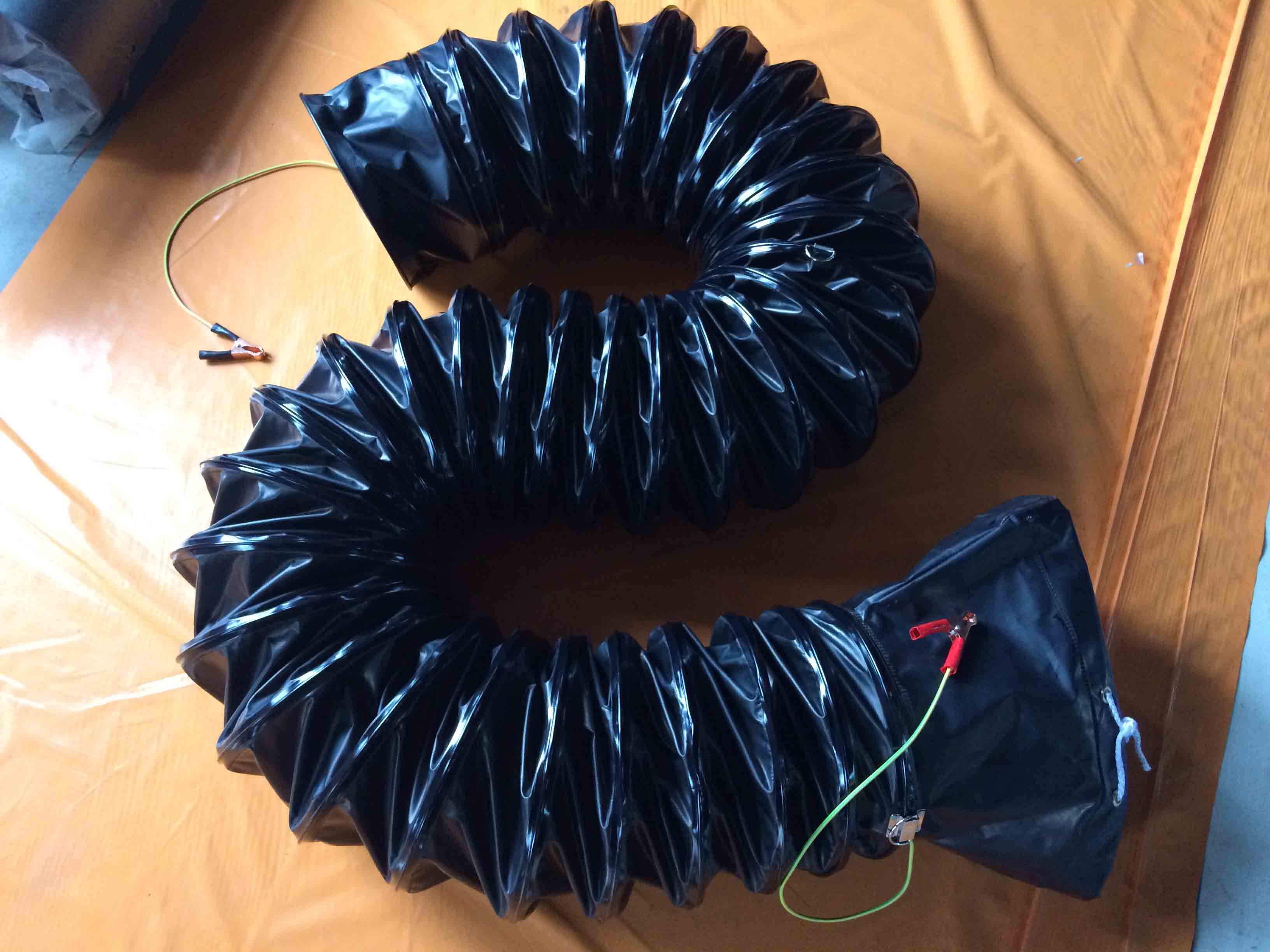 PVC導電黑風管、帶包風管